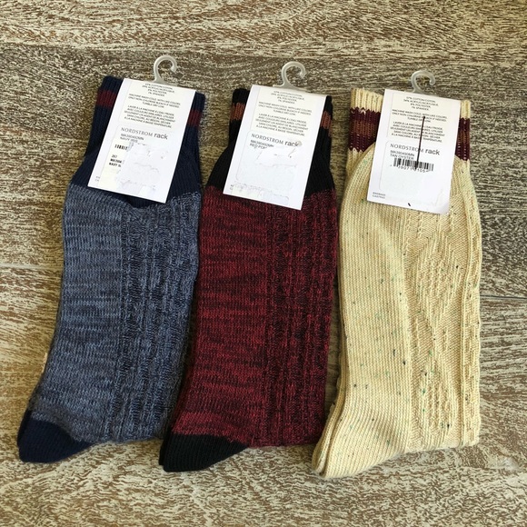Nordstrom Rack Unisex 3 Piece Sock Bundle - Picture 2 of 3